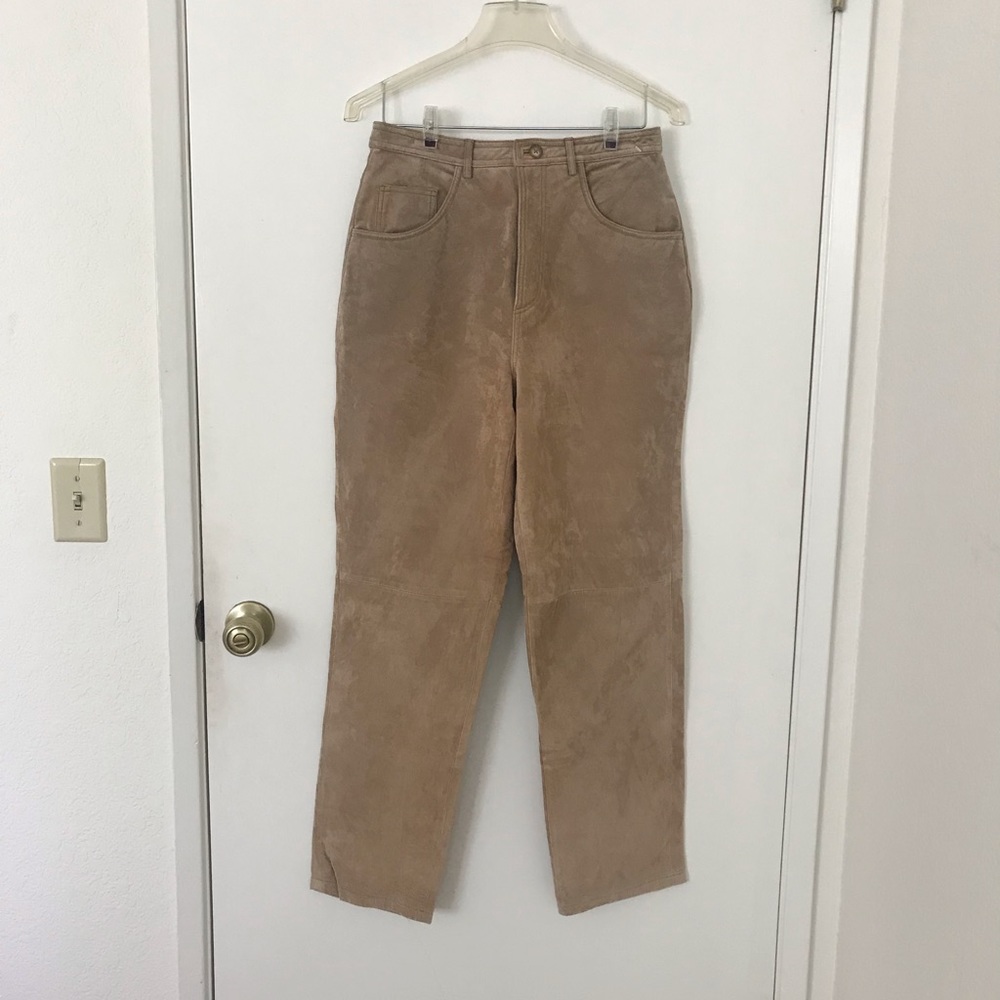 Suede Pants from Territory Ahead